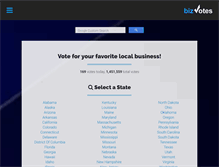 Tablet Screenshot of bizvotes.com
